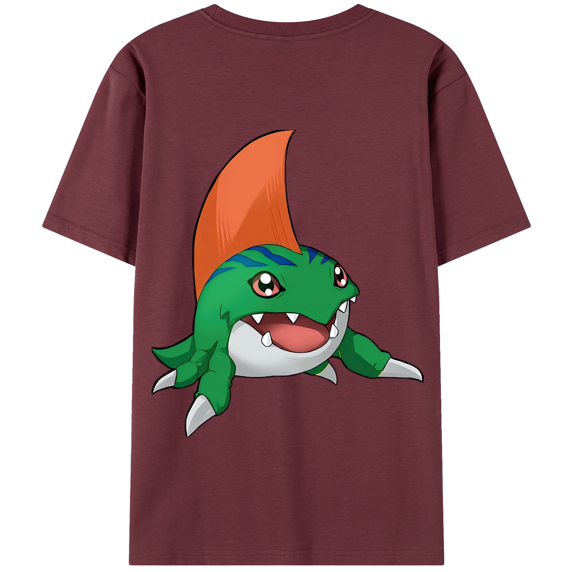 （画像用） Digimon デジタルモンスター/デジモン 綿100％半袖Tシャツ（背面プリント）